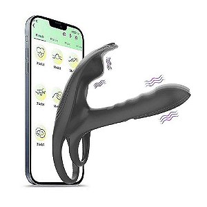 Vibrador companheiro Alex com APP - Recarregável
