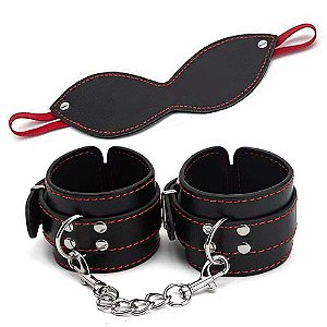 Kit com algemas e venda premium