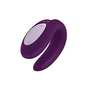 Satisfyer Double Joy Violeta recarregável - Vibrador casal