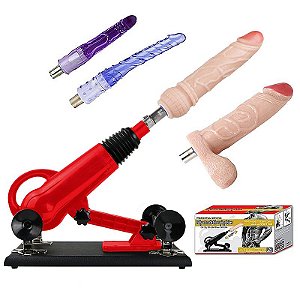 Máquina do sexo elétrica Powerful Driving II com 4 próteses