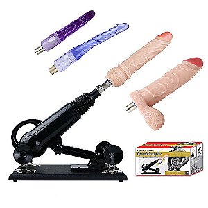 Máquina do sexo elétrica Powerful Driving II com 4 próteses