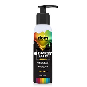 Lubrificante Semen Lub sabor vanilla com textura de esperma 100ml