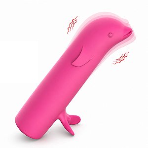 Vibrador Golfinho 2.0 recarregável via USB.