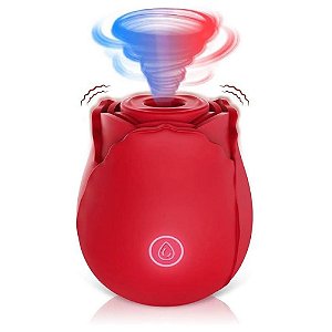 Sugador Clitoriano com Pulsação Magic Rose Recarregável