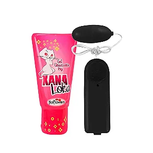 Duplinha com Vibro Cápsula Vibratória e Xana Loka Gel Excitante Feminino
