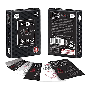 Jogo de Beber Para Casais - Desejos e Drinks