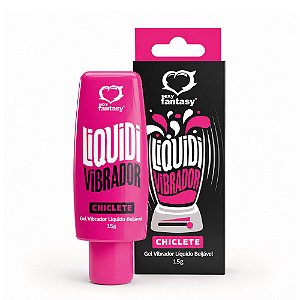 Gel Excitante Vibrador Líquido Liquidi Chiclete 15ml