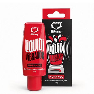 Gel Excitante Vibrador Líquido Liquidi Morango 15ml
