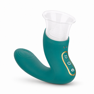 Vibrador Ella com Pulsação e Lingua Mágica Recarregável