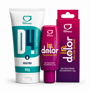 Kit anal sem dor: InDolor Dessensibilizante anal e Lubrificante D4
