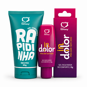 Kit anal sem dor: InDolor Dessensibilizante anal e Lubrificante Rapidinha