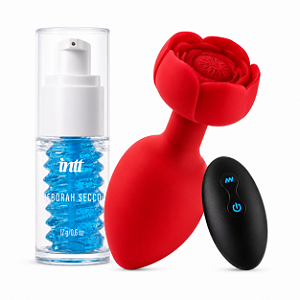 Kit Anal com Plug Recarregável e Dessesnsibilizante Deborah Secco 17g