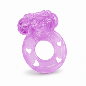 Anel Peniano Rosa com Vibro