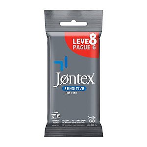 Preservativo Jontex Sensitive Leve 8 Pague 6