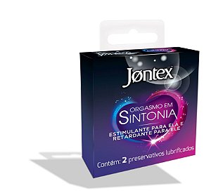 Preservativo Jontex orgasmo em sintonia 2 unidades