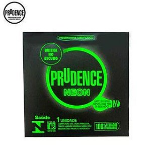 Preservativos Lubrificados Prudence Neon C/1 unid