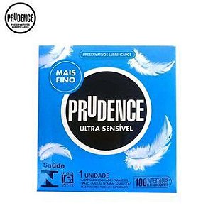 Preservativos Lubrificados Prudence Ultra Sensível c/ 1