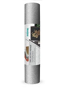 Vinil Adesivo Texturizado Prata - 30cm X 1,75m - Mimo