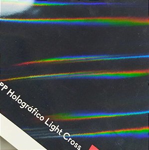 BOPP Holográfico Light Cross Bobina A4 22cm x 50m - 28 micras - PSG