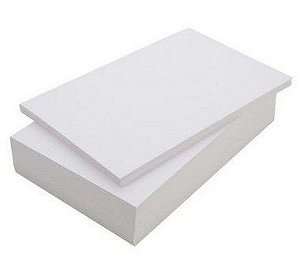 Papel Offset 90g - 11x 21cm - Pacote com 100 folhas