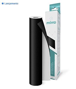 Vinil Adesivo Preto Absoluto Texturizado 30 cm x 2,5 m - Mimo