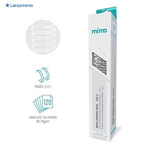 Wire-o - Branco - Mimo Binding - 5/8" - 20 Un