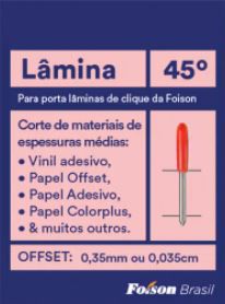 Lâmina de corte de 45° - Foison