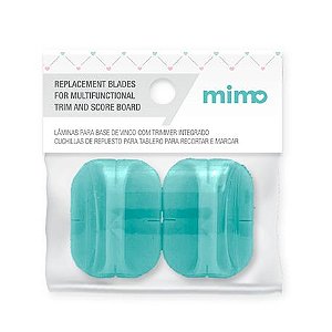 Lâminas para Base de Vinco com Trimmer Integrado Mimo - 02 un