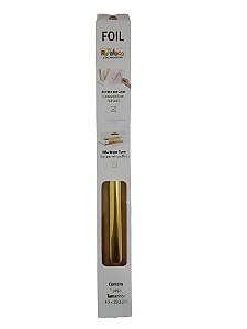 Foil Metalizado Rolo 30cm x 2,5m Ouro para Foil Quill - Repeteco