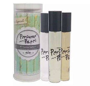 Kit Carina Sartor II - 3 aromas de 15ml - (Hypste, Surprise, Flower Market) - Perfume para Papel