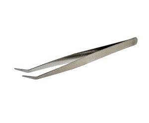 Pinça Ponta Curva Metal 15cm - LanMax