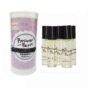 Kit 11  - 5 aromas de 15ml - (Cris, Luxo, Café, Fantasy e Inspiração) - Perfume para Papel