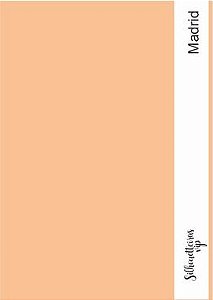 Papel Color Plus 240 gramas - A4 - Madrid (laranja claro)