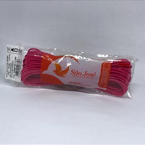 Elástico Roliço - 10R - 2,5mm peça com 10metros - Rosa Pink