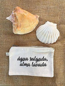 Necessaire Água salgada, alma lavada