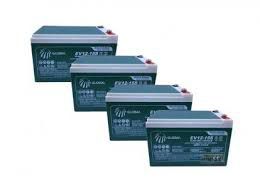 KIT COM 4 BATERIA GEL12v 15ah 48v  ORIGINAL BIKE ELÉTRICA