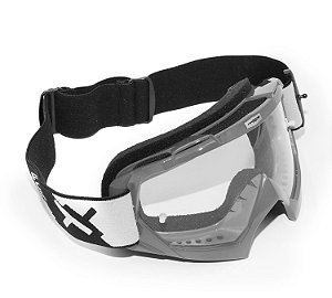 OCULOS MOTOCROSS TRILHA MATTOS RACING COMBAT CRISTAL CINZA