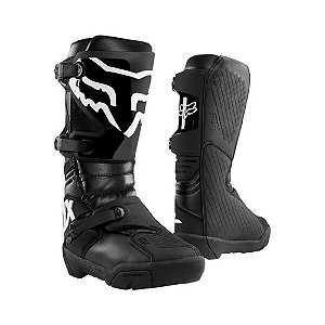 BOTA MOTOCROSS TRILHA FOX MX COMP X PRETA TAM 14 (45/46)