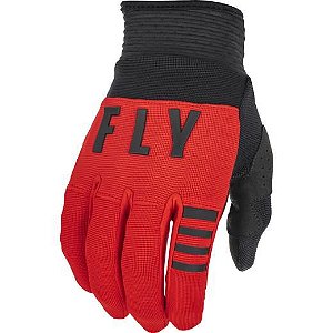 LUVA MOTOCROSS TRILHA FLY F16 2022 VERMELHO PRETO M