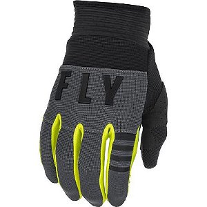 LUVA MOTOCROSS TRILHA FLY F16 2022 CINZA AMARELO FLUOR TAM M