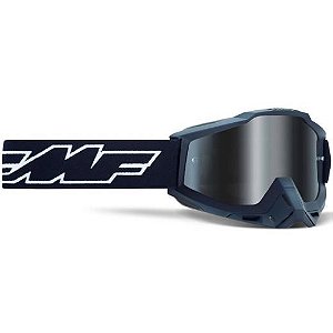 OCULOS MOTOCROSS FMF POWERBOMB ROCKET PRETO ESPELHADO