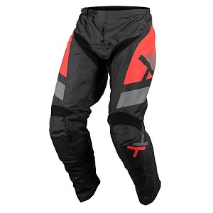 CALCA MOTOCROSS MATTOS RACING ASSIMILATE VERMELHO CINZA 46