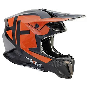 CAPACETE MOTOCROSS MATTOS RACING COMBAT LEGGERO LARANJA 58