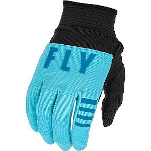 LUVA MOTOCROSS TRILHA FLY F16 2022 AQUA PRETO GGG