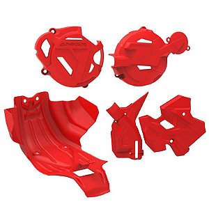 KIT II PROTETORES CRF 250F VERMELHO ANKER