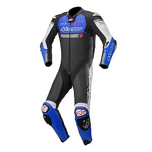 MACACAO MOTO ALPINESTARS MISSILE IGNITION TECH PRETO AZUL 50