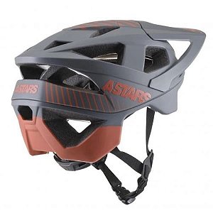 CAPACETE BIKE ALPINESTARS VECTOR PRO DELTA CINZA VERMELHO M