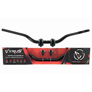 GUIDAO VYRUS BAIXO 28,6 MM + ADAPTADOR PRETO XRE BROS CRF