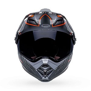 CAPACETE BELL MX-9 MIPS DALTON GLOSS PRETO LARANJA 62