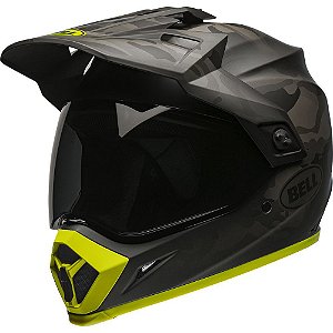 CAPACETE BELL MX 9 ADVENTURE MIPS STEALTH CAMO PRETO 58